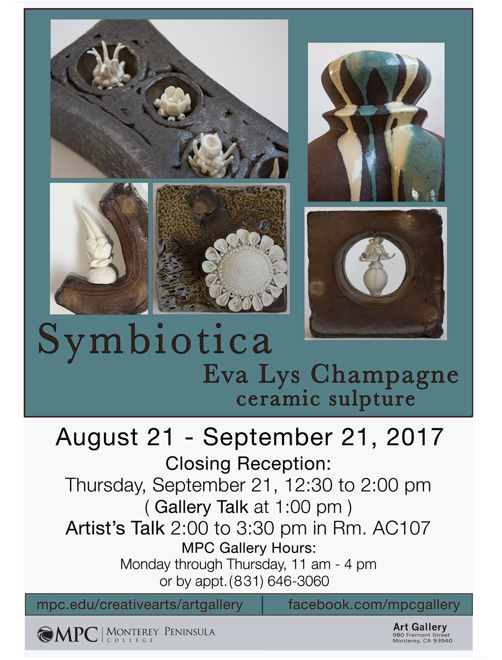 Ceramic Sculpture Exhibit at MPC