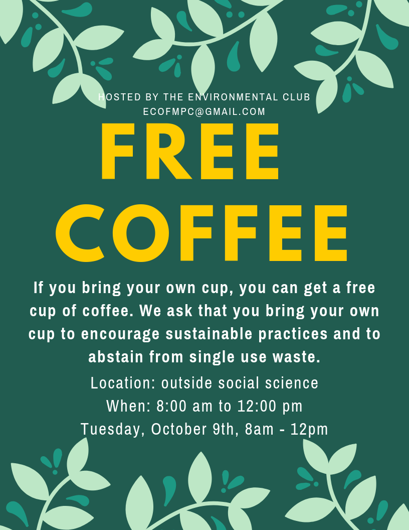 Free Coffee - Mar 6: 9am-12pm