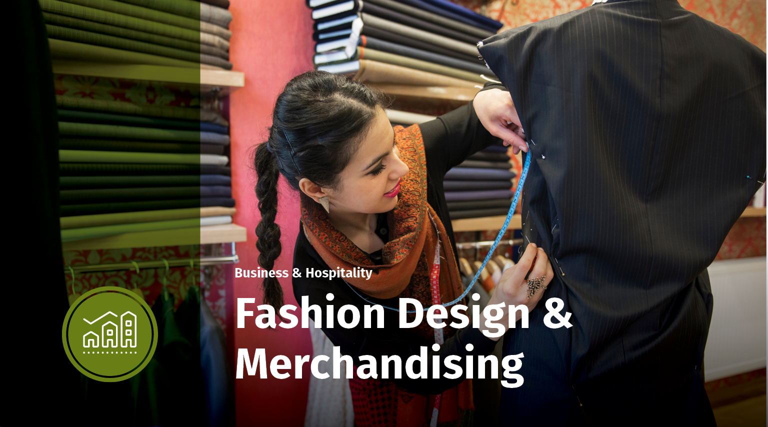 Fashion Design and Merchandising Banner