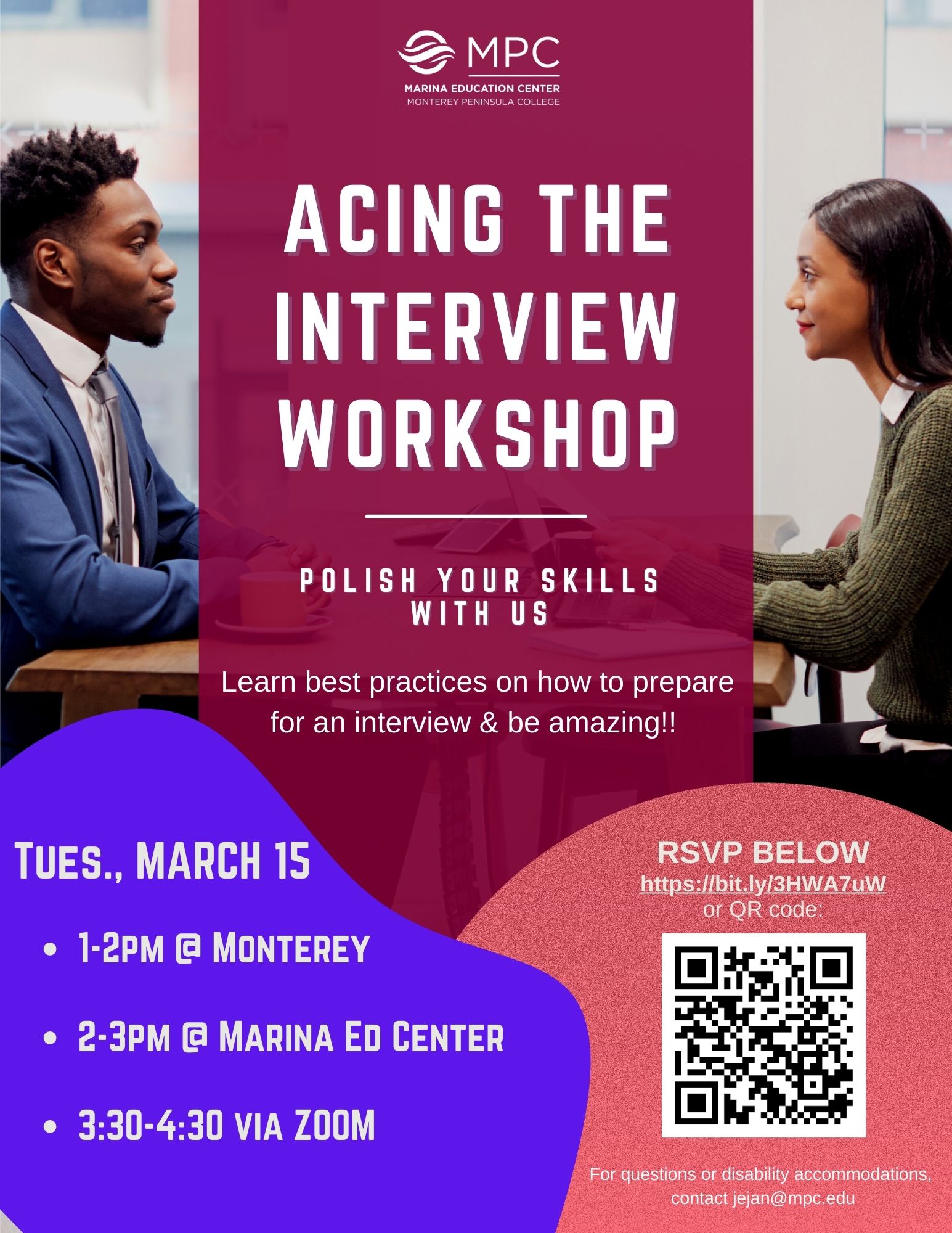 Interview Workshop Flyer