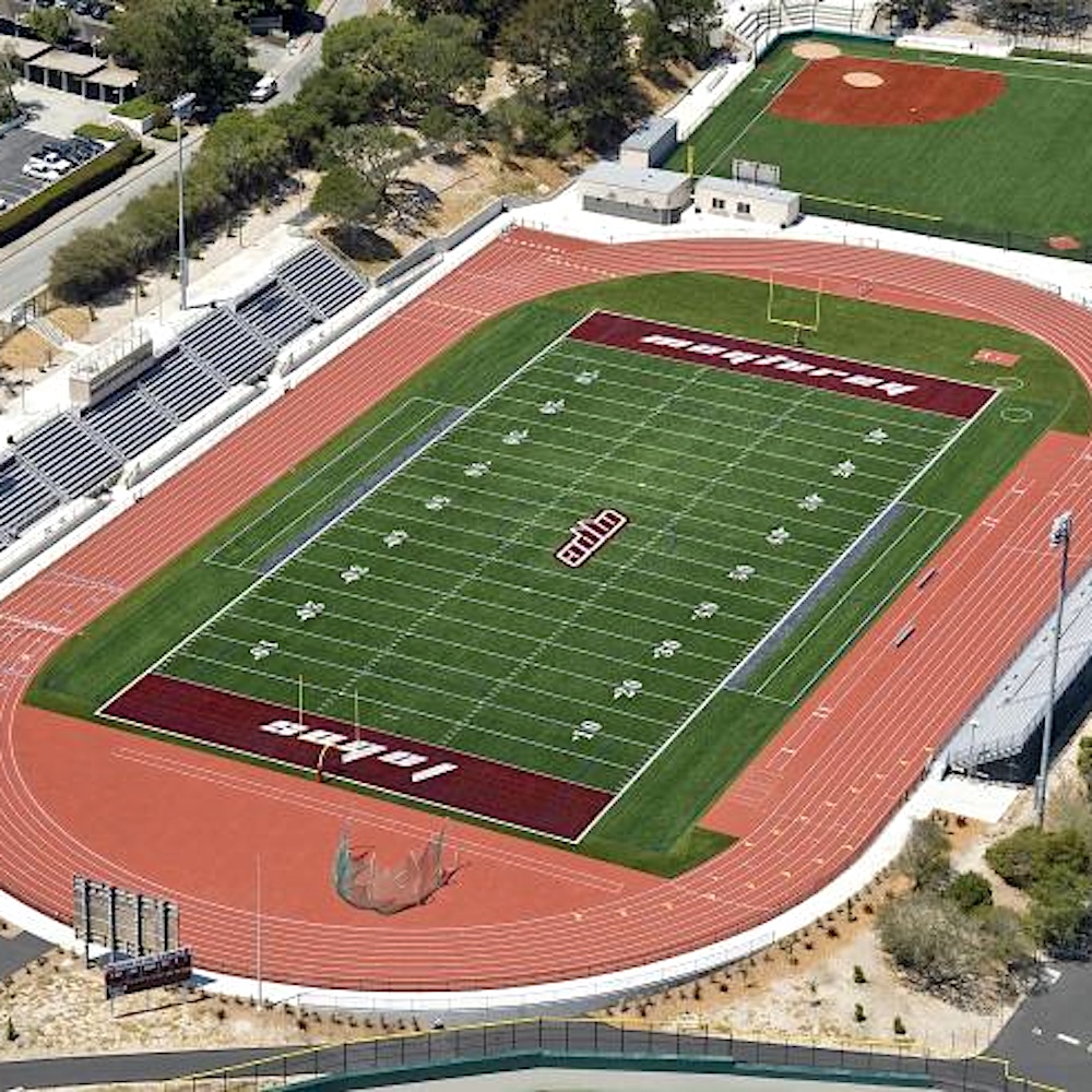 Aerial View of MPC's Pappas-Phillips Community Stadium