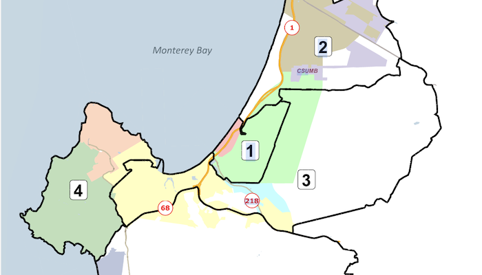 2020 Board of Trustees District Area Map