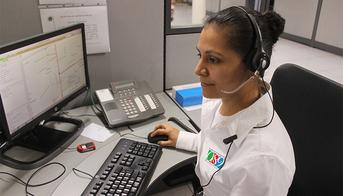 Medical office worker gathers information from patient