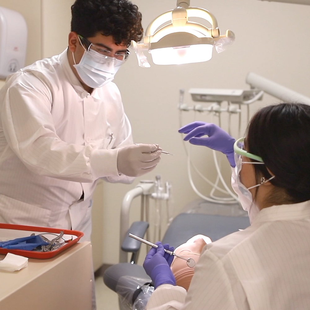 MPC Dental Assisting students practice their skills in class