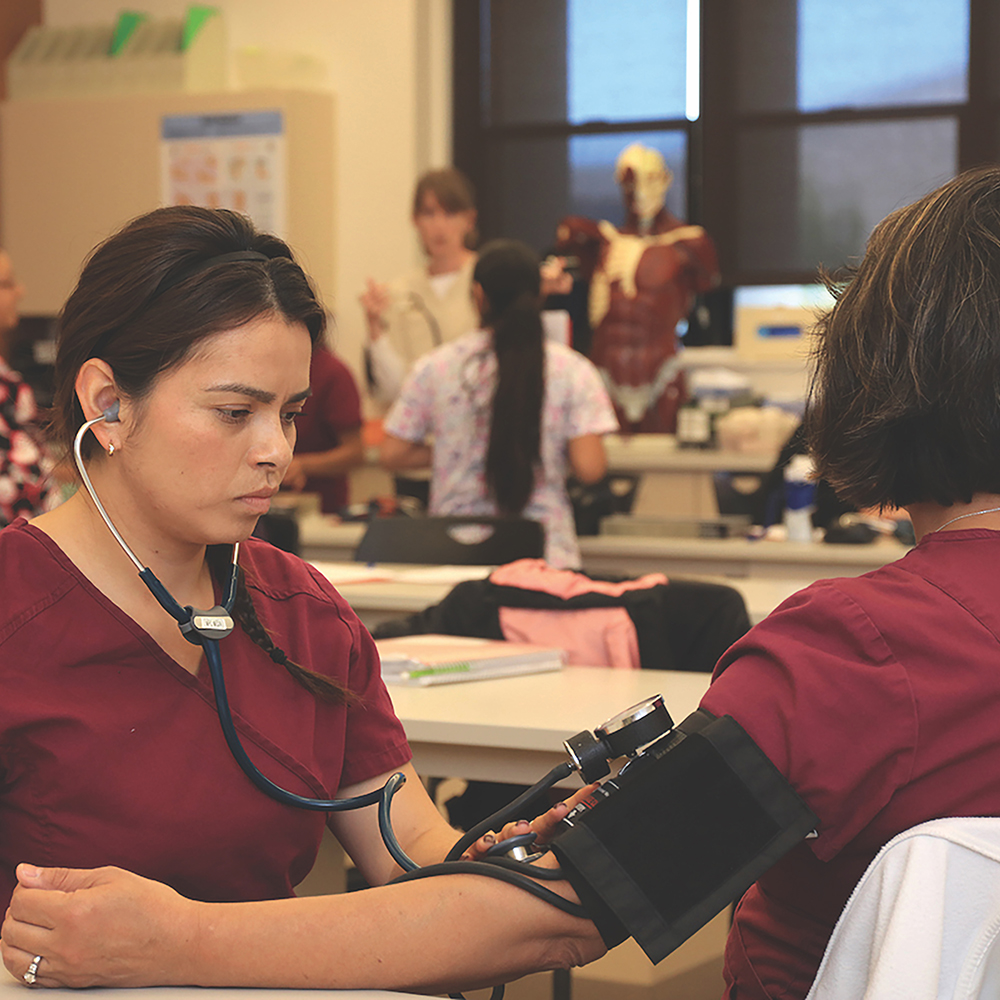 MPC Medical Assisting students practice their skills