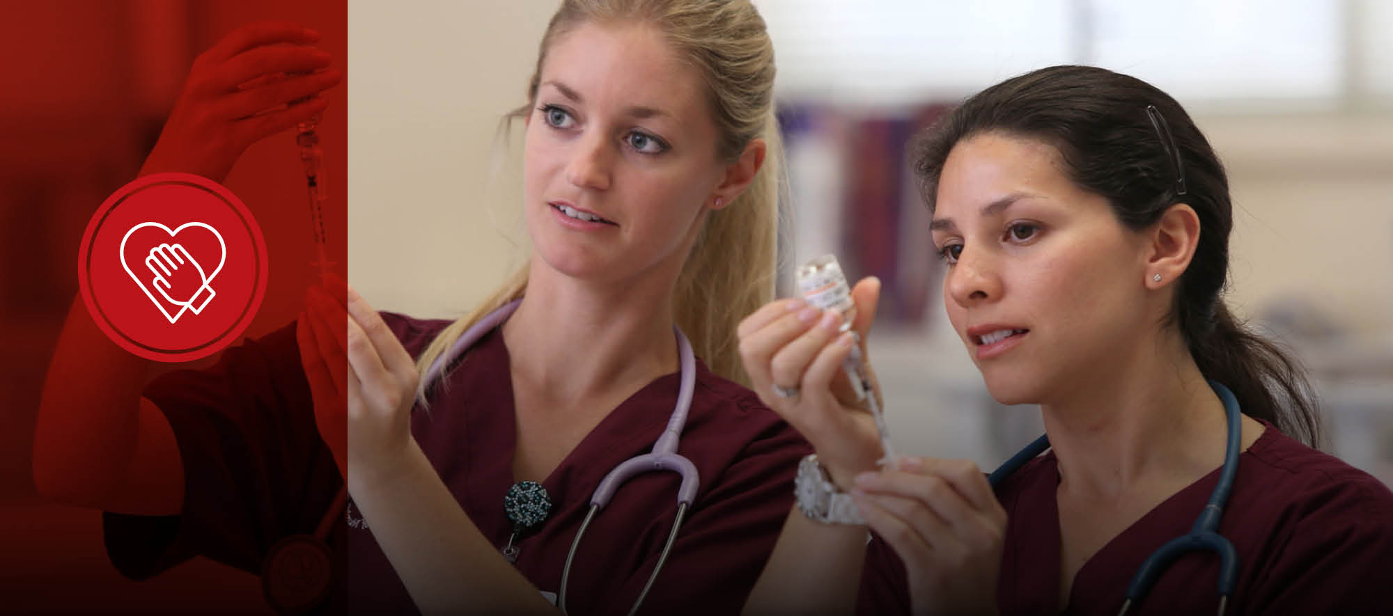 MPC's nursing students work on skills in the simulation lab la