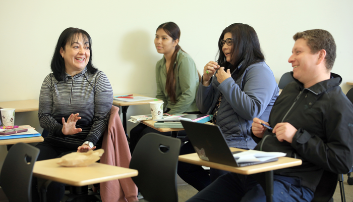 Students engaging during Spanish class at MPC