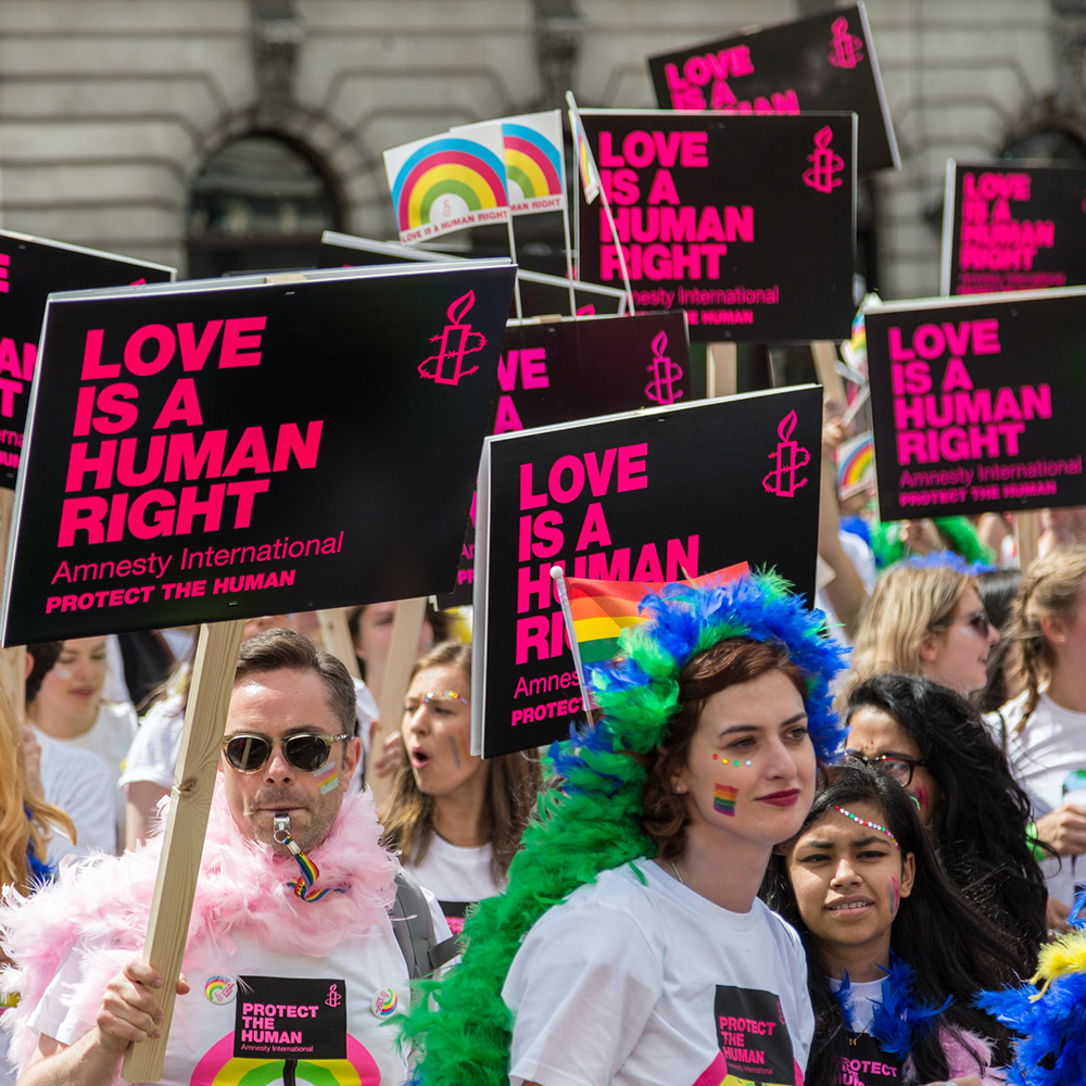 LGBTQ protest/rally