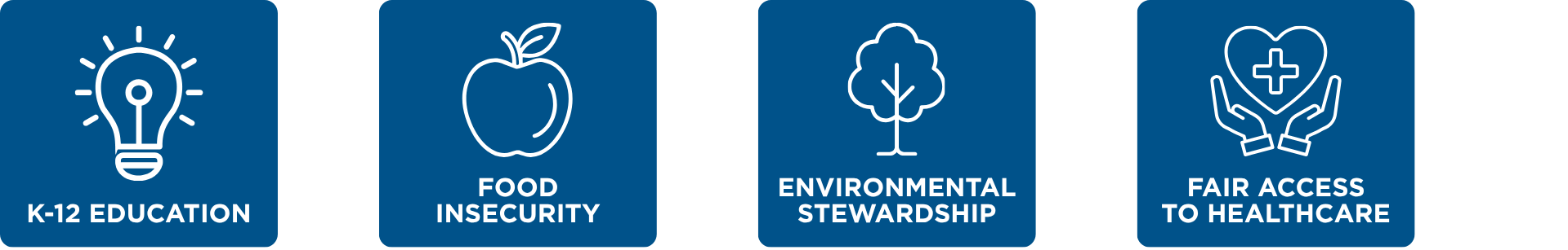 College Corps Service Areas: K-12 Education, Food Insecurity, Environmental Stewardship, Fair Access to Healthcare