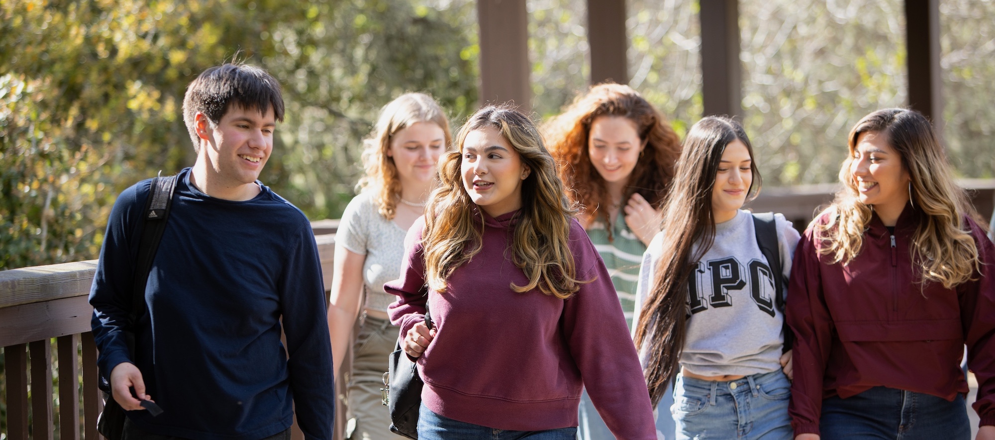 MPC Students Walking to Class