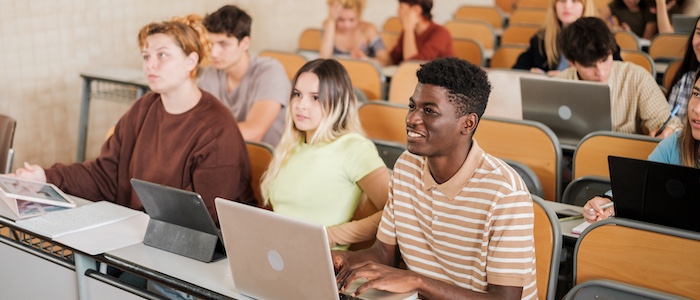 Students Listening to Lecture in Class