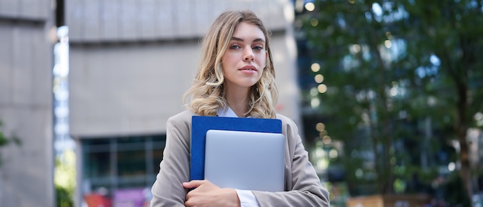 Student Intern Posing for Photo