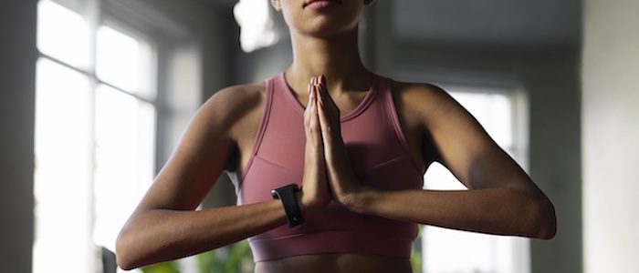 Woman Doing Yoga