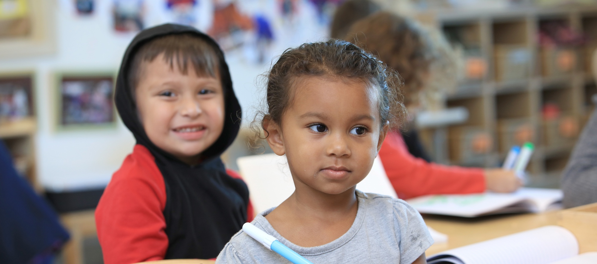 Two Young Children at MPC ECE Lab