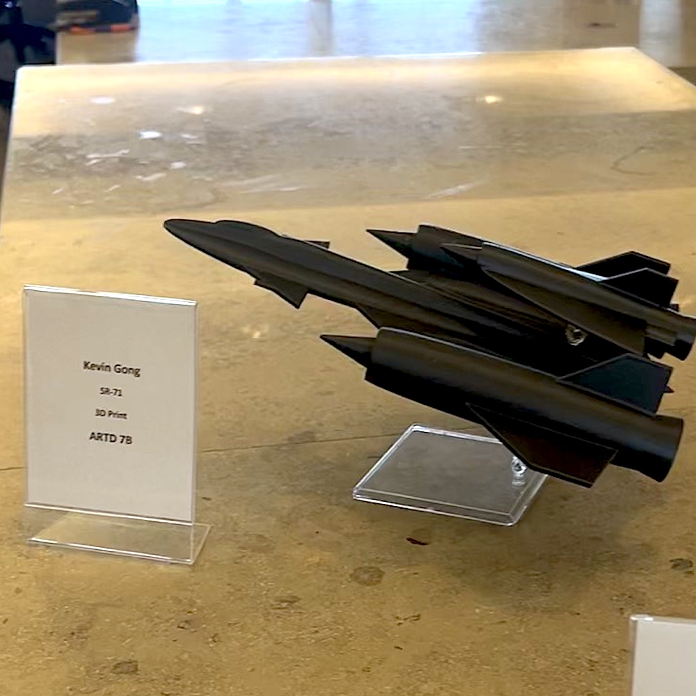 3D Printed Aircraft on Display for STEAM Exhibit