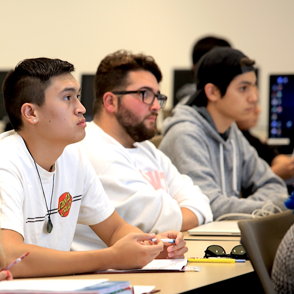 Students Listening in Workshop