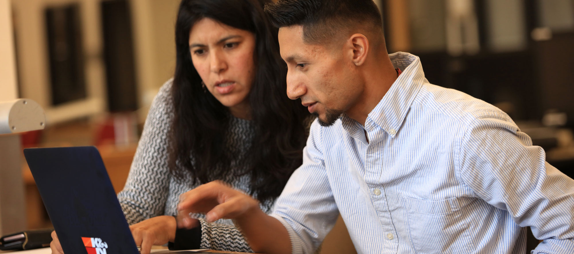 Student being tutored by RWC Tutor